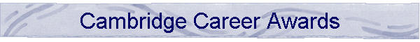 Cambridge Career Awards